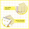 WUSANNA 24 Sheets Emoji Sticker Smiley Smiley Sticker Small Kids