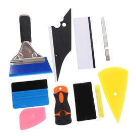 ABOOFAN 10 Pcs Color Change Film Tool Set Window Tint Film for Cars Vinyl Wrap for Cars Vinyl Kit Tools Kit Stainless Steel