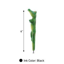 Puzzled Alligator Man Planet Pens Resin Writing Pen