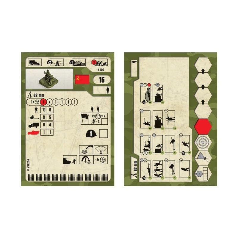 Zvezda 6109 Armee Modellbausatz, Mehrfarbig