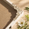 11x14 Shadow Box Frame, Vintage Gold & White Wood Display