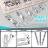 Cimeton 75Pcs 5 Sizes Picture Hangers Picture Hanging Kit Picture
