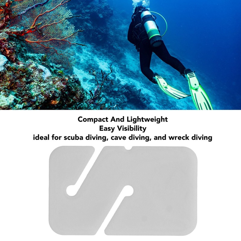 4PCS Scuba Choice Cave Diving Line Marker Compact Easy Visibility