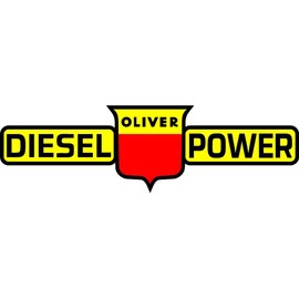 Oliver Diesel Tractor Truck Large Window Sticker Decal NTPA
