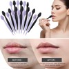 Silicone Lip Scrub Brushes, Beomeen Black Double-Sided Exfoliating Lip Brush