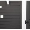 KAFENDA Barn Door Bathroom Lock Flip Pocket Door Lock Screen