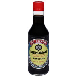 Kikkoman All-Purpose Seasoning Naturally Brewed Soy Sauce, 10 Ounce