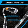Telescoping Magnet Pickup Tool with 3 LED Magnetic Flashlight, Christmas