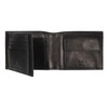camel active Leder Geldbörse Pine Horizontal Wallet Black schwarz