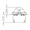 Kopp 805800010 Infra Control 2D 180° UP IP20 passend zu