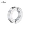 sourcing map 4Pcs Double Split Clamp-On Shaft Collar for 1-3/8"