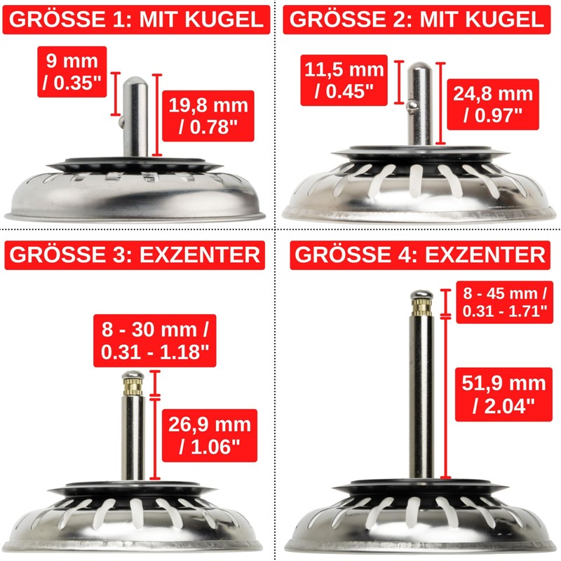 Sink Strainer Basket, 1 Pack, Diameter 82 mm Strainer Basket,