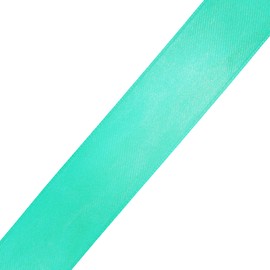 Mandala Crafts Aqua Satin Ribbon for Crafts - 25 Yds 3 Inch Aqua Ribbons for Gift Wrapping - Fabric Ribbons for Flower Bouquet Hair Ribbons Wedding Party Decoration