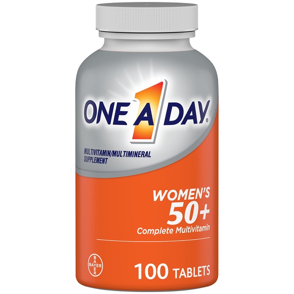 One A Day Women's 50+ Advantage Multivitamins, 100 Count