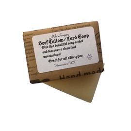 Beef Tallow-lard Soap/Face/Body/Bath/Shower/Unscented/Old Fasion/Gift/Solid Bar Soap