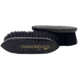 Haas Diamond Noir mit 5 cm Langen Rosshaarborsten und goldfarbenen Glitter