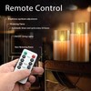 cimetech cimetech Flammenlose 3 Led Kerzen Glas mit Fernbedienung Glas