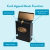 Architectural Mailboxes Designer™ Locking, Vertical Wall-Mounted Mailbox for Outside, Modern