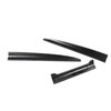3PCS Car Universal Spoiler Thermal Stability Strong Grip Lightweight Rear