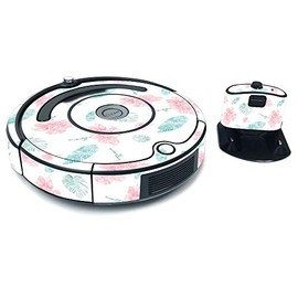 MightySkins Skin for iRobot Roomba 675 Max Coverage - Paper Flowers | Protective, Durable, and Unique Vinyl Decal wrap Cover | Easy to Apply, Remove, and Change Styles | Made in The USA