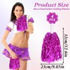 ZSTNPP 4 Pack Pom Poms Cheerleading 20 Grams Each, Rose