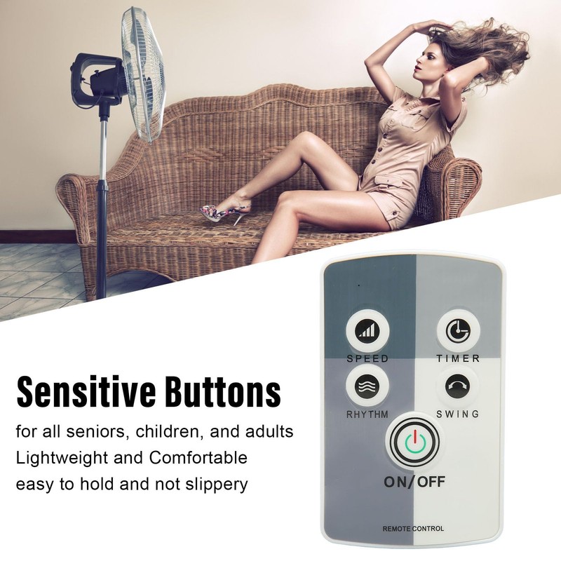 Remote Control, Fan Remote Controller Lightweight Replacement Comfortable for Fans