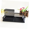 DOITOOL Metal Mesh Desk Organizer Compartment Storage Case for Office
