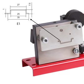 DIN Rail Cutter Tool for Cutting with Guide and Length Stop for din rail 35x7.5x1mm