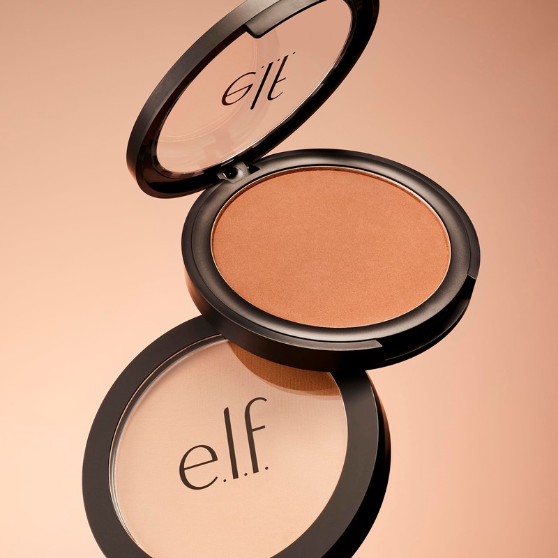 e.l.f. Primer-Infused Bronzer, Long-Lasting & Budge-Proof Makeup, Lightweight & Buildable,