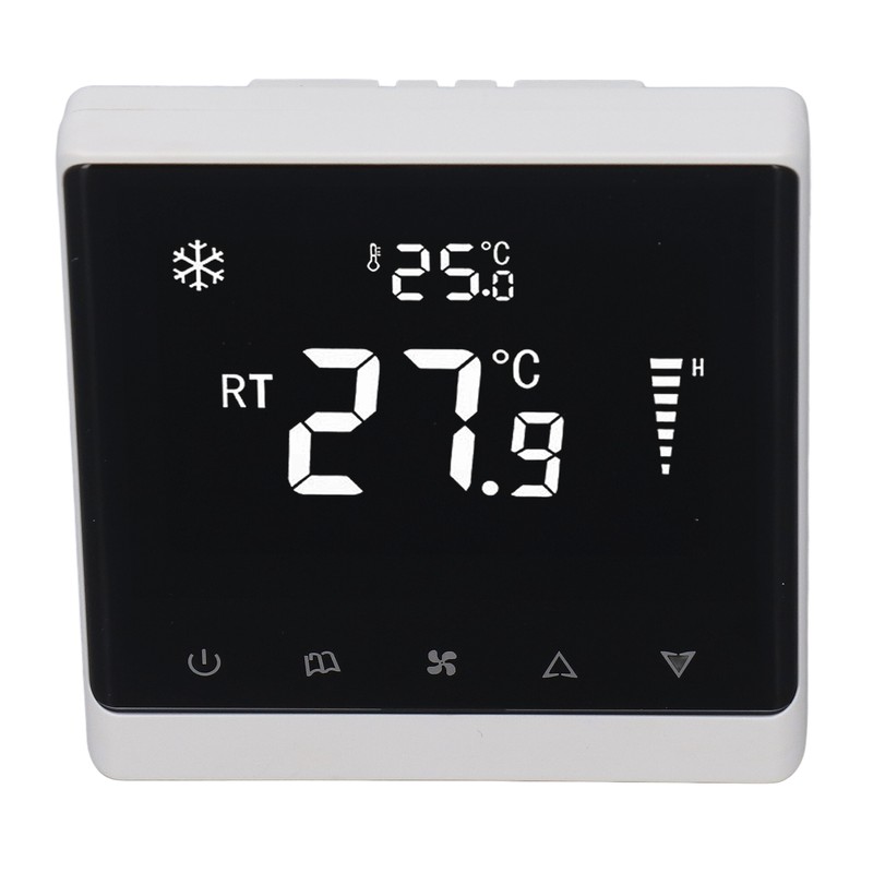 Air Conditioning Fan Thermostat Home Touchscreen Thermostat Panel Temperature Controller