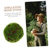 STOBOK 1pc Fake Moss Ball for Decor Simulated Moss Stone