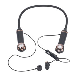 IPX5 BT 5.3 Cat Pattern RGB Backlight Neckband Earbuds with Balanced Sound, 40h Playback Time, Wearable Speaker Neckband BT Headphones for Workout (#2)