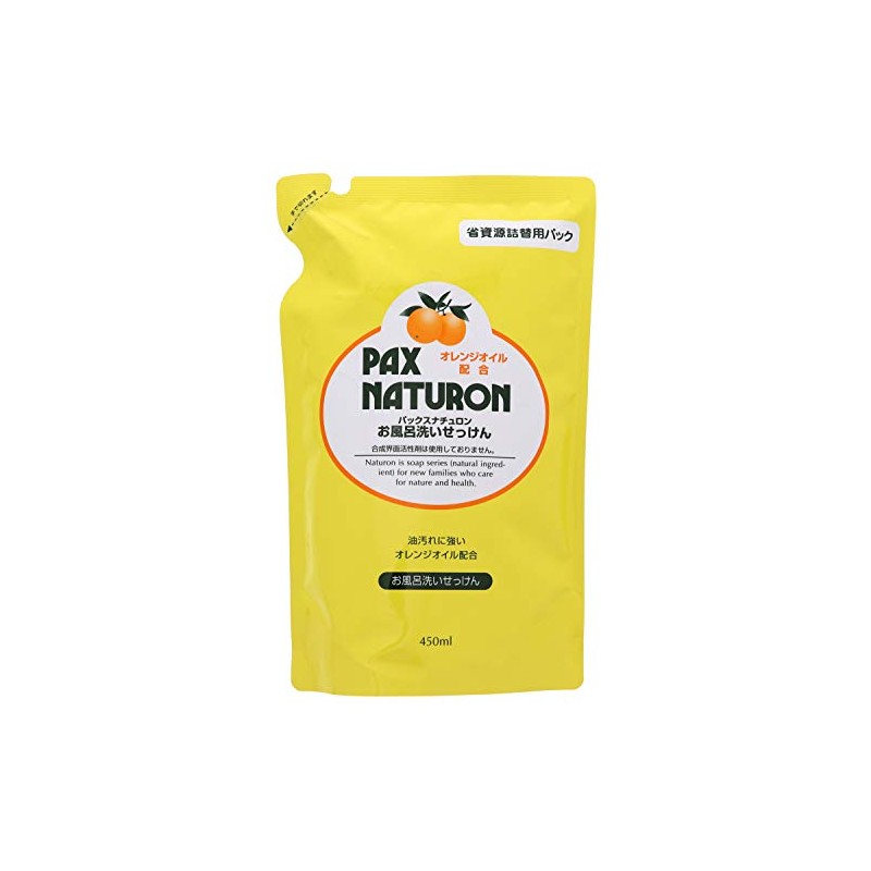 Pax Naturon Bath Soap Refill, 15.2 fl oz (450 ml)