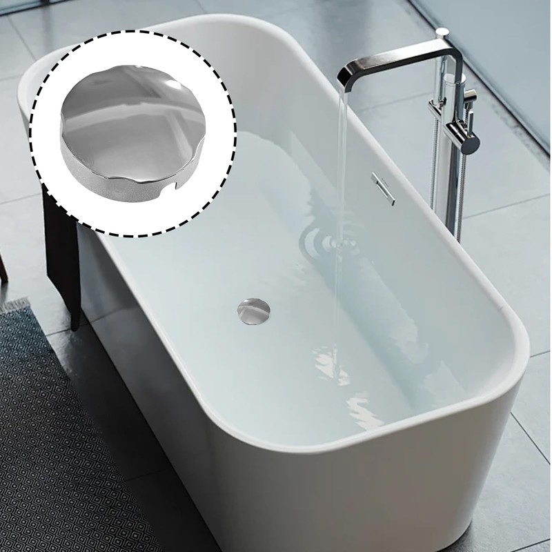 BRIOTA Pop-Up Bath Control Knob, Bathtub Knob, Bathtub Knob with