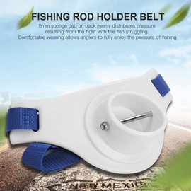 Fishing Belt Butt Pads Fishing Rod Pole 24×12×8 Boat Rock Fishing Rod Pole Adjustable Waist Fighting Belt Fish Tackle Accessories