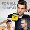 KALIVE Men's Hair Styling Gel 8 oz, Strong-Hold and Light