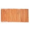 LIHAO Collection of Double Pointed Crochet Knitting Needles in Bamboo