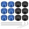 MECCANIXITY 12 Pcs Footswitch Toppers Guitar Pedal Button Caps Metal