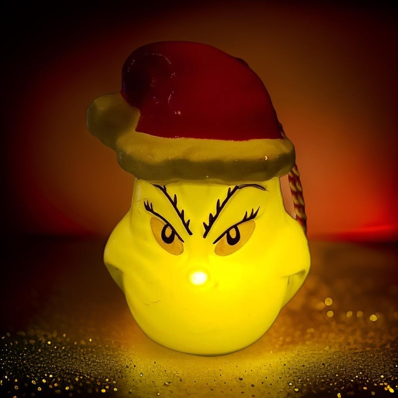 The Grinch Christmas Tree Decoration Light Up Bauble