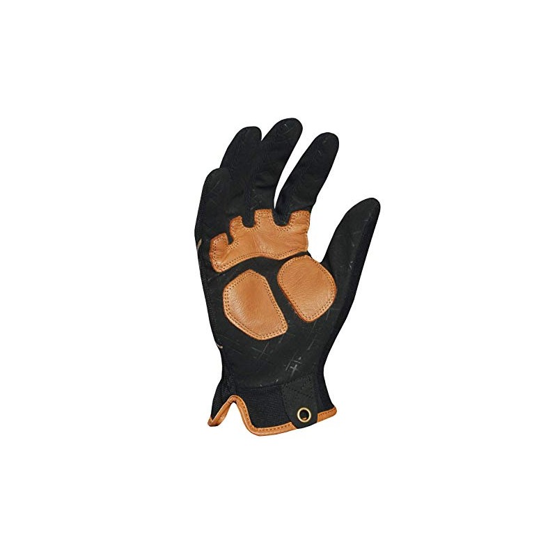 Ironclad EXO Motor Utility Leather Reinforced Gloves, Small, Black