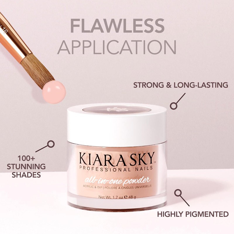 Kiara Sky All-In-One Acrylic Nail Powder | Multi-Use Dip &
