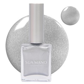 Suamano premium high-gloss glossy manicure nail, 1 piece, 10ml, SM15.Silver / 수아마노 프리미엄 고광택 유광 매니큐어 네일, 1개, 10ml, SM15. 실버