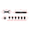 Takagi Replacement Punch Set, 6 pcs, Holder and Spanner Included,