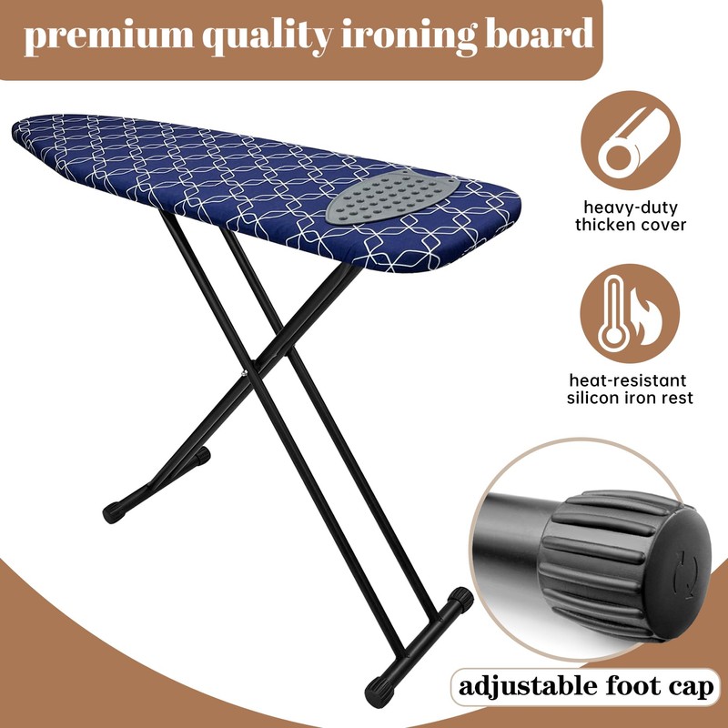 Deegureet Classic Ironing Board, Compact and Space Saver,Size 43 x
