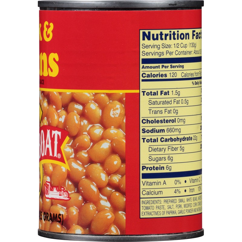 SHOWBOAT Pork & Beans, 15 oz (Pack of 12)