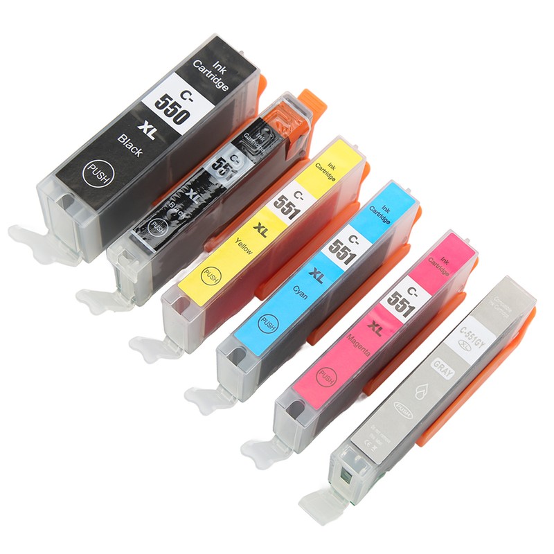 Printer Ink Cartridge Set No Fading Accurate Ink Cartridge Replacement