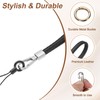 sourcing map 2 Pcs Smooth Leather Wristlet Strap, Prevent Drop