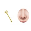 Piercing Nose Bone Stud 14 Carat Gold 0.6 x 6