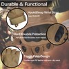 Sutekus Fingerless Tactical Gloves Touchscreen Work Gloves with Hard Knuckle