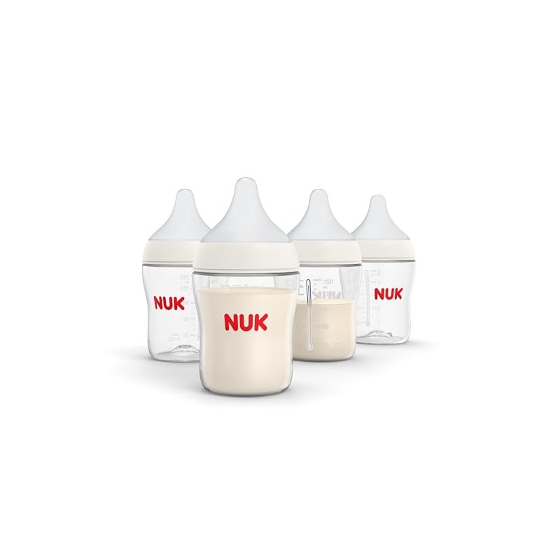 NUK Perfect Match Slow Flow 2 en 1 botella natural